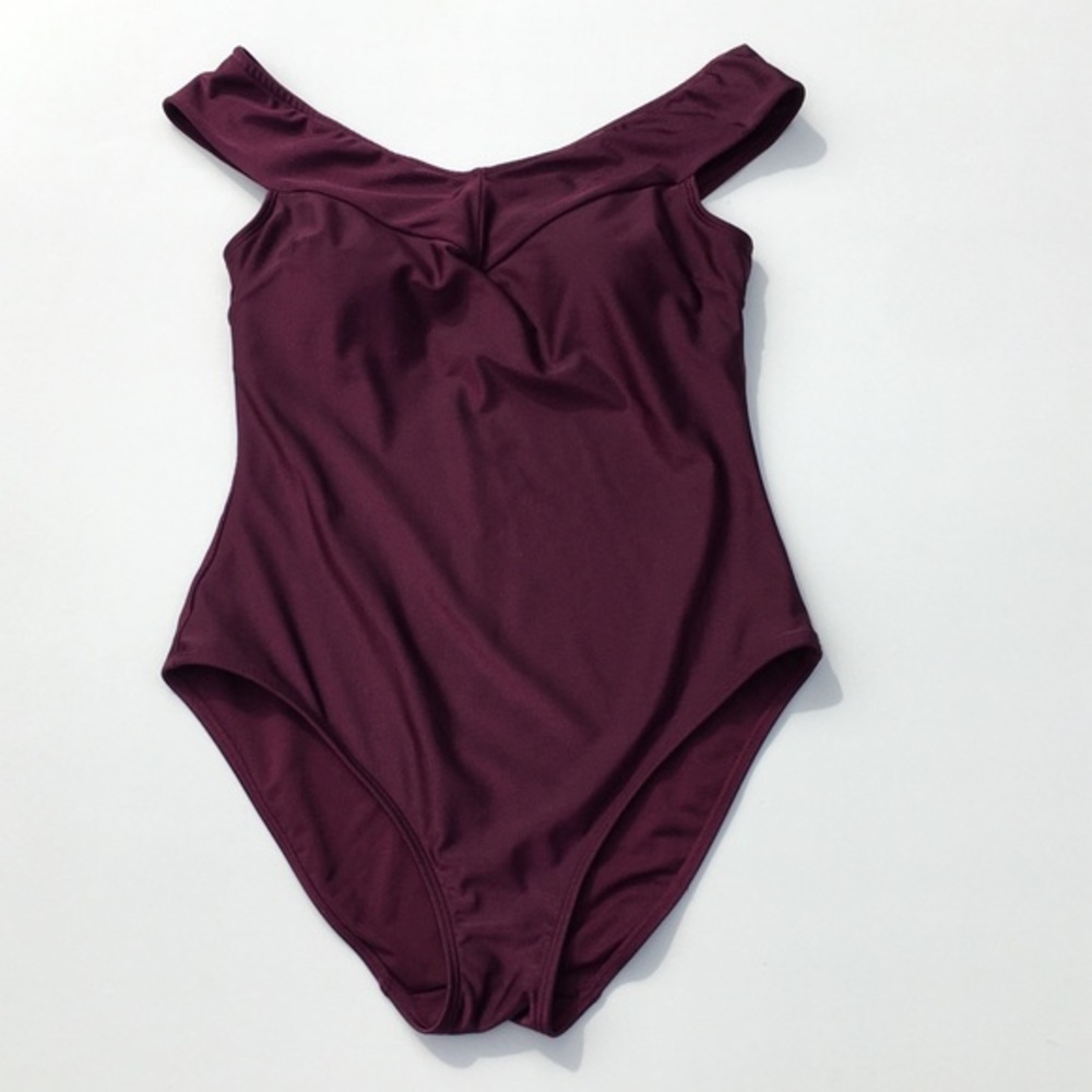 Ted Baker London Off-Shoulder One-Piece Swimsuit